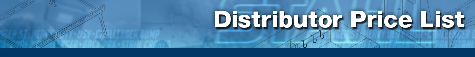 Distributor Pricing List
