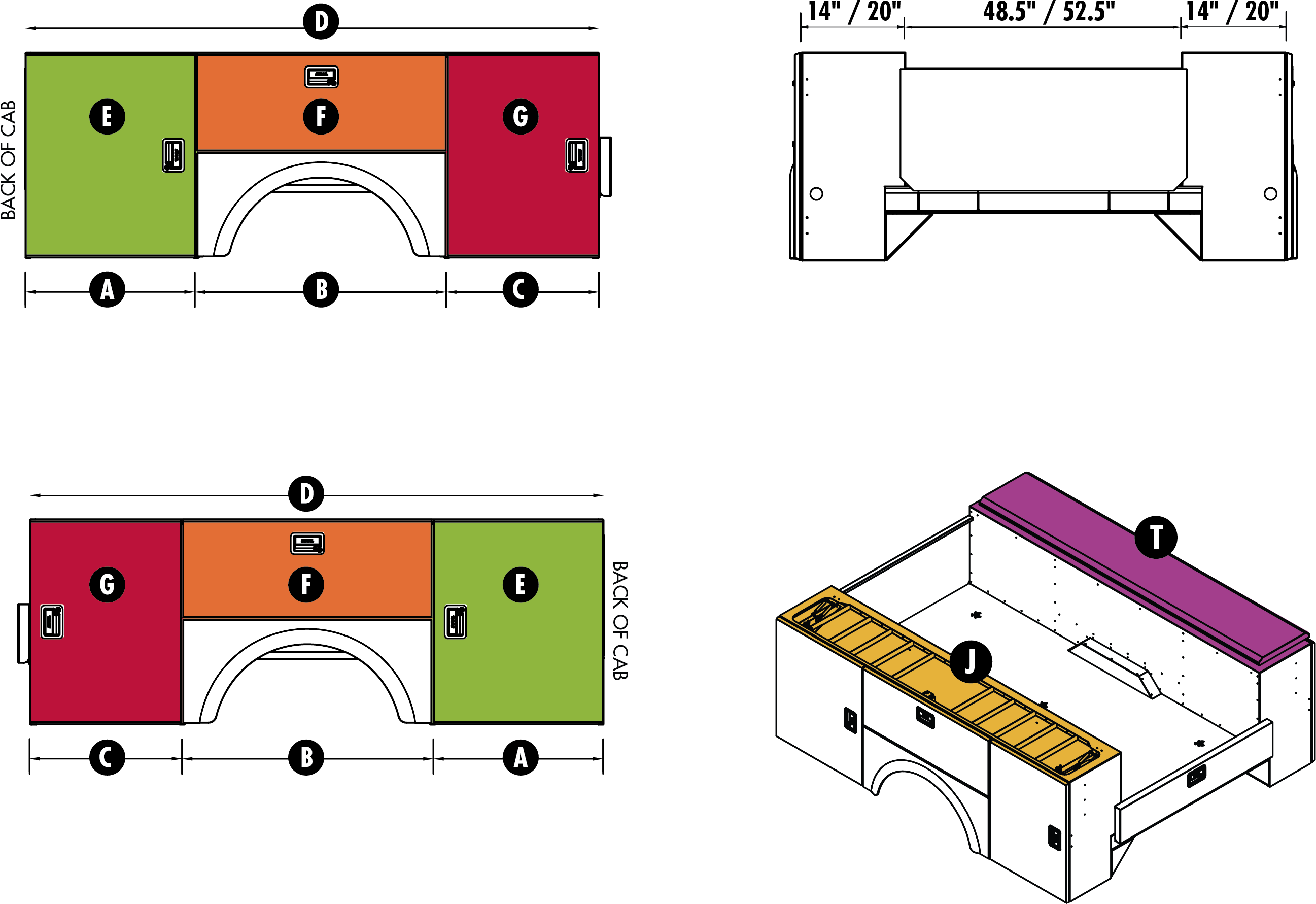 CST 98 Compartment Layout