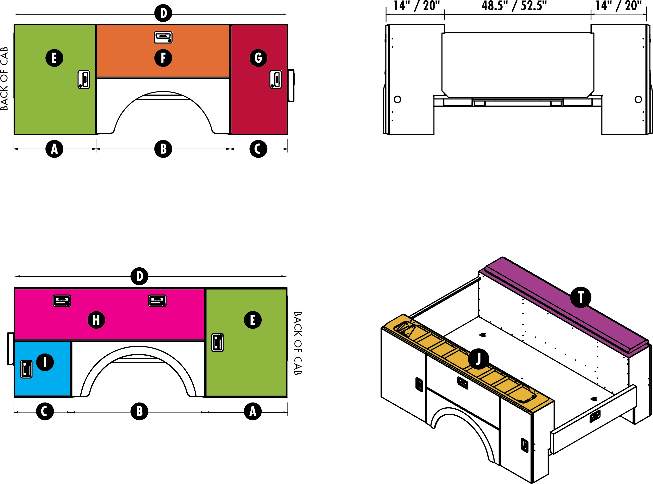 CST 98 Compartment Layout