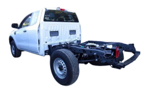 Truck chassis with box delete