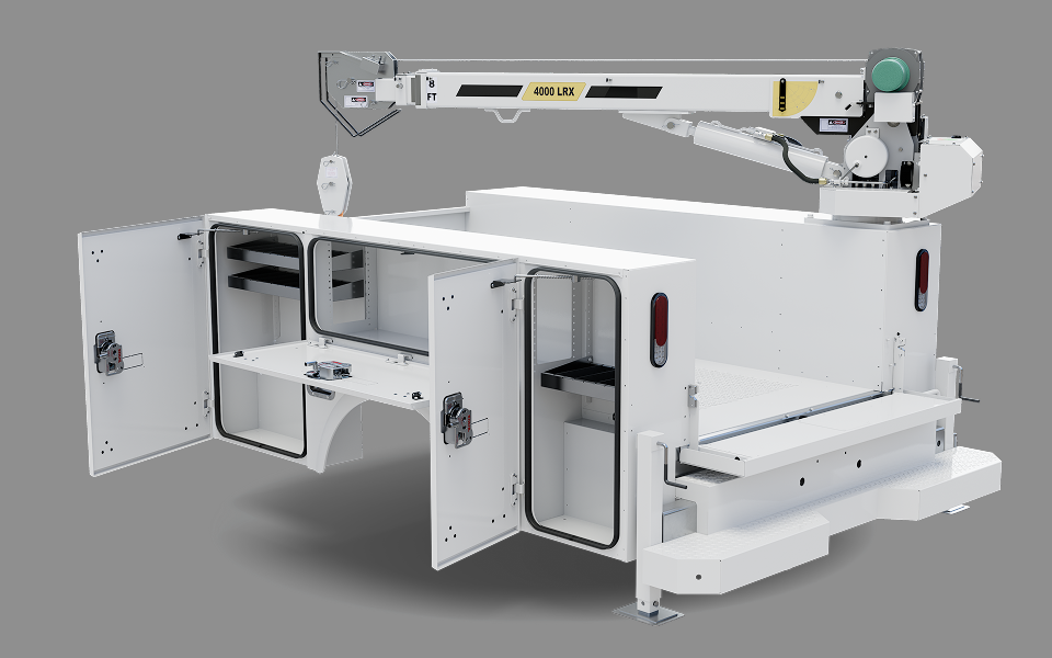 Crane body storage