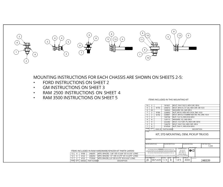 OEM Pickup Mounting Instructions
