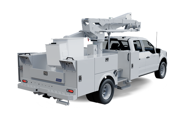 Aerial utility body